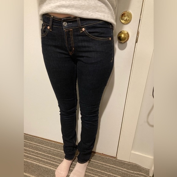 𝅺K.O.I. JUNO-SUPER SLIM WOMEN’S JEANS DARK BLUE COLOUR - Size 29 - Picture 2 of 16